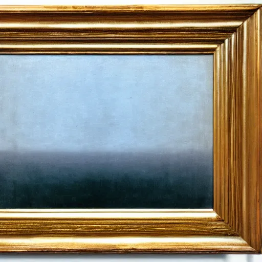 Image similar to the abstract painting'arctic void ', by caspar david friedrich, by rothko