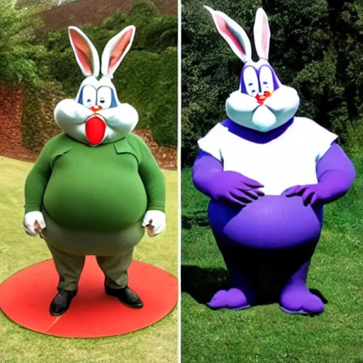 Image similar to the real life Fat big Bugs Bunny