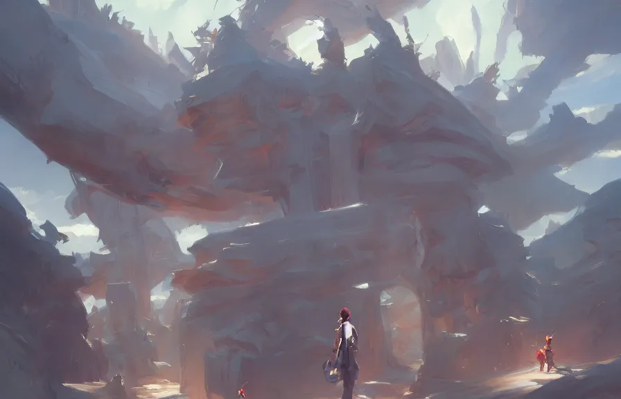 Prompt: greg manchess concept art of a the spork dimension, key visual, ambient lighting, highly detailed, digital painting, artstation, concept art, sharp focus, by makoto shinkai and akihiko yoshida and hidari and wlop and greg rutkowski