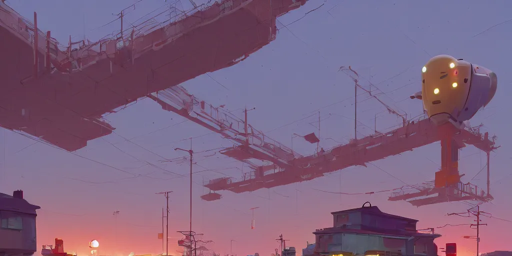 Image similar to Owensboro Kentucky by Goro Fujita and Simon Stalenhag , 8k, trending on artstation, hyper detailed, cinematic