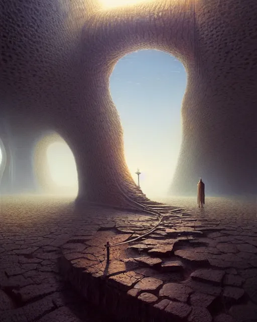Image similar to a hyper - detailed 3 d render of how time waits for no one, surrealism!!!!! surreal concept art, lifelike, photorealistic, digital painting, aesthetic, smooth, sharp focus, artstation hd, by greg rutkowski, bruce pennington, valentina remenar and asher duran,