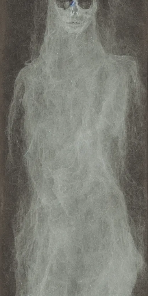 Image similar to portrait of a ghost made of water