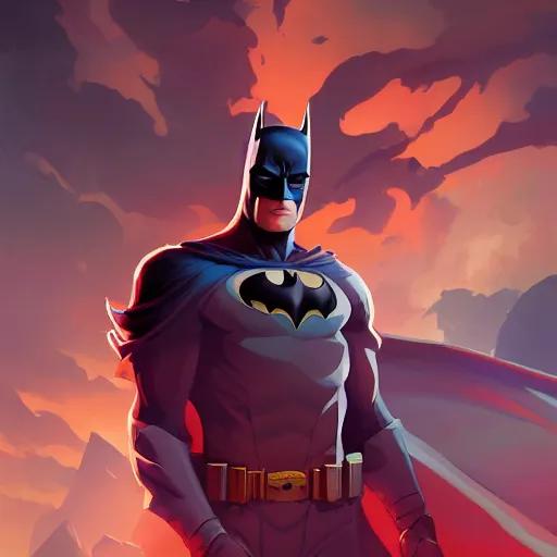 Image similar to hero world batman, behance hd by jesper ejsing, by rhads, makoto shinkai and lois van baarle, ilya kuvshinov, rossdraws global illumination