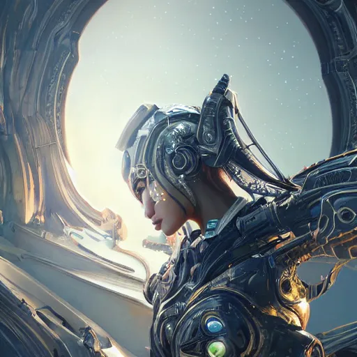 Prompt: ultra realistic illustration of cyborg song hye - kyo, warframe, intricate, futuristic persian palace, elegant, highly detailed, digital painting, artstation, concept art, smooth, sharp focus, illustration, art by artgerm and greg rutkowski and eddie mendoza