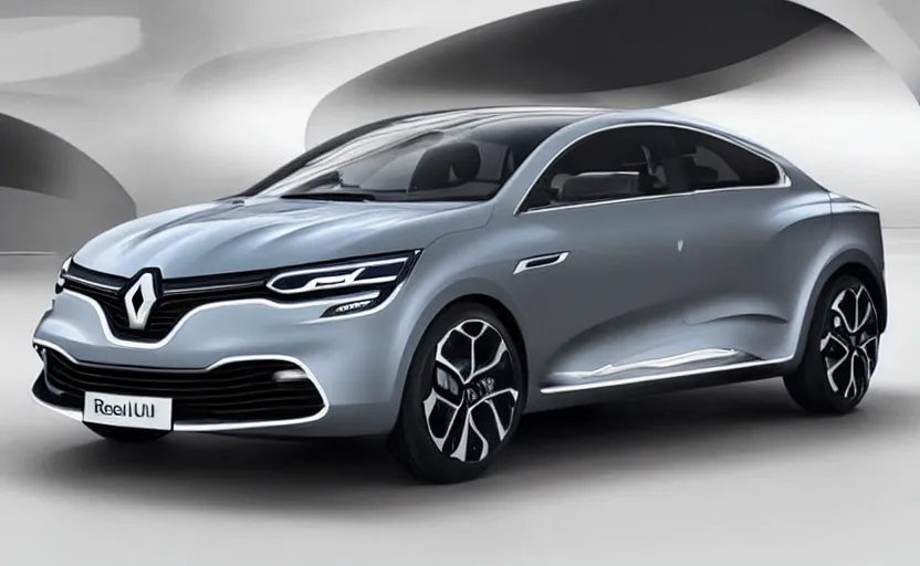 Image similar to renault coupe from 2 0 2 0, viewed from far