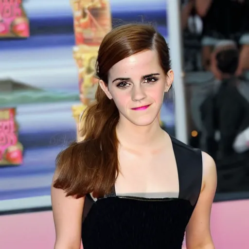 Image similar to emma watson in squid game, full body shot, highly - detailed, sharp focus, award - winning