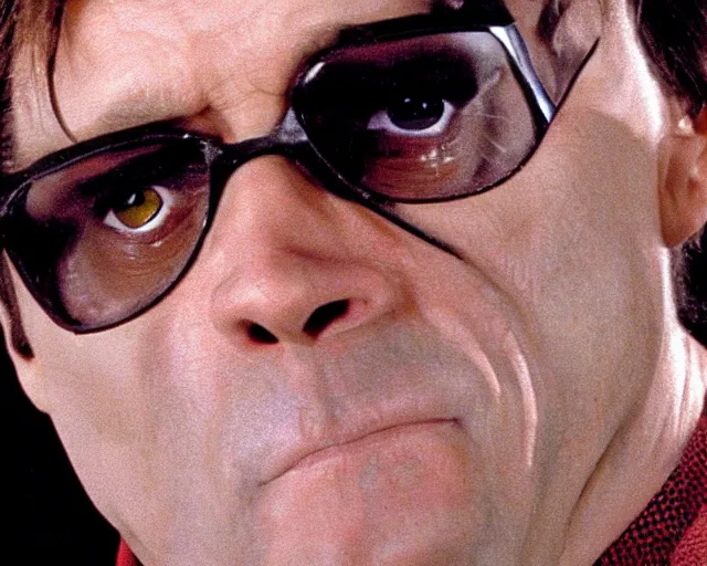 Image similar to Film still close-up shot of Jim Carey from the movie spy kids. Photographic, photography