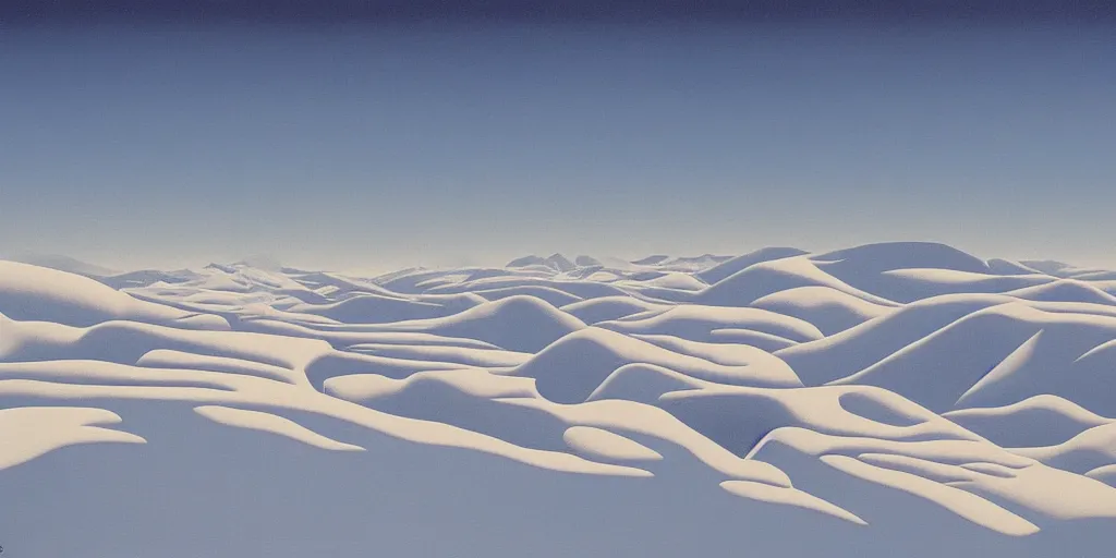 Image similar to nunavut landscape in winter by kenton nelson