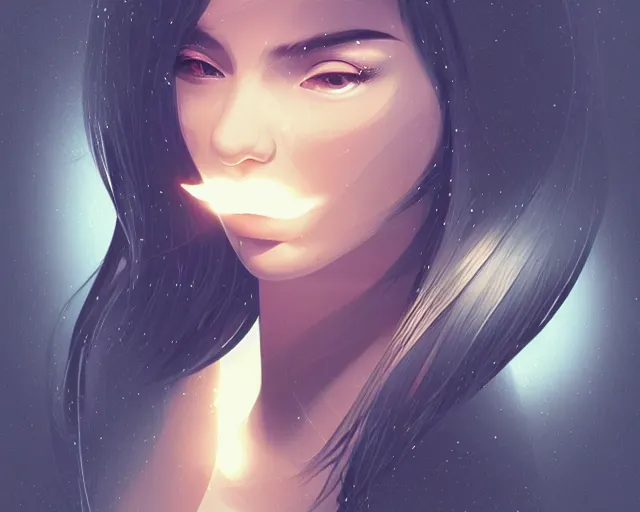 Image similar to lighting, a simple vector based illustration, by ross tran, artgerm, surrealism