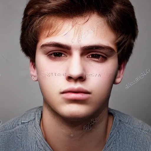 Image similar to portrait photo of attractive 2 0 years old man