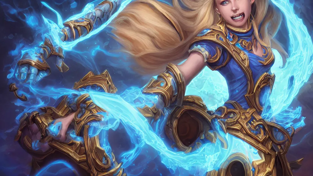 Prompt: hearthstone official professional art. a sorceress, wearing a robe casting a fire ball. insanely coherent physical body parts ( face, arms, legs, hair, eyes, pupil, eye white ). full body realistic, sharp focus, 8 k high definition, insanely detailed, intricate, elegant, smooth, sharp focus, illustration, artstation