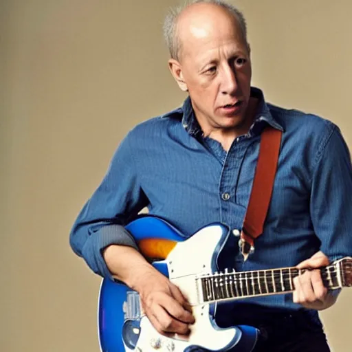 Image similar to mark knopfler playing the guitar