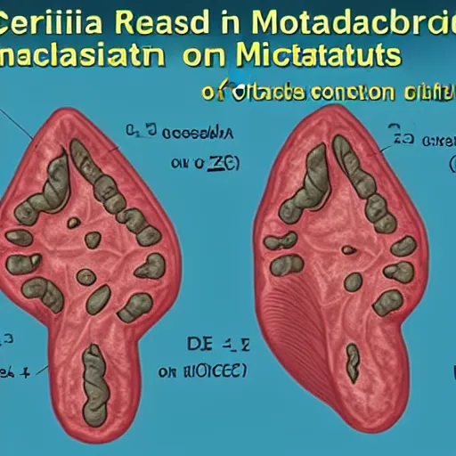 Prompt: cellular respiration of a diseased mitochondria