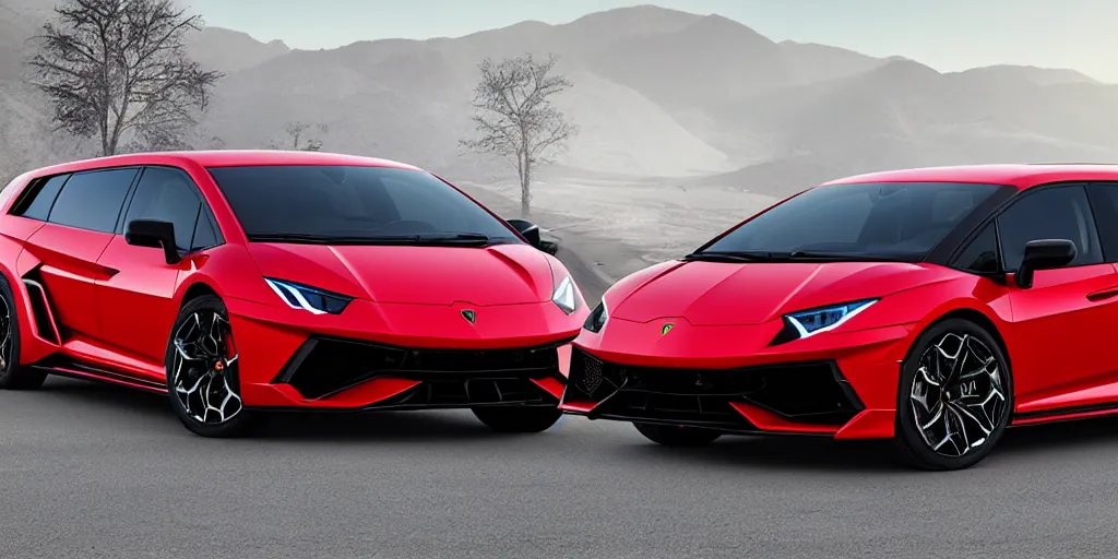 Prompt: “2022 Lamborghini Minivan”