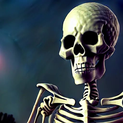 Image similar to skeleton pirate ,highly detailed, 4k, HDR, award-winning, artstation, octane render