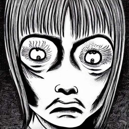 Image similar to Achluophobia by Junji Ito