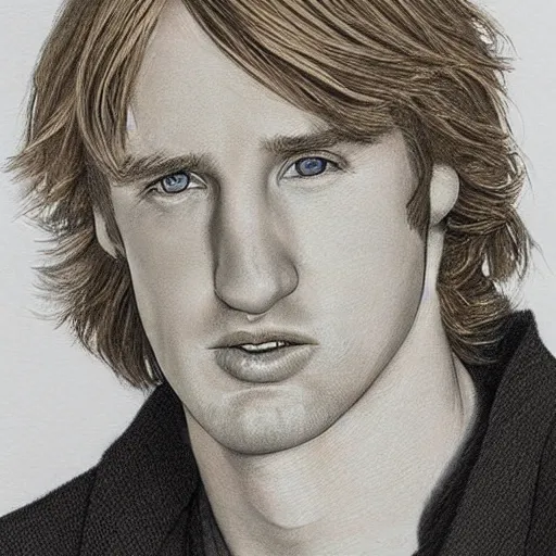 Image similar to owen wilson portrait, intricate, highly detailed, realistic