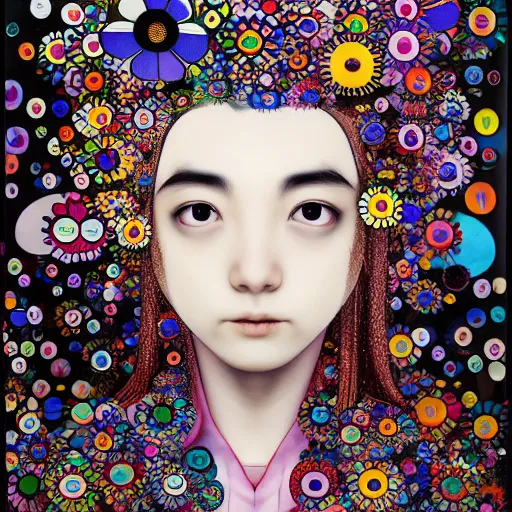 Image similar to a surreal portrait of a girl by takashi murakami, 4 k, detailed, 2 0 2 2