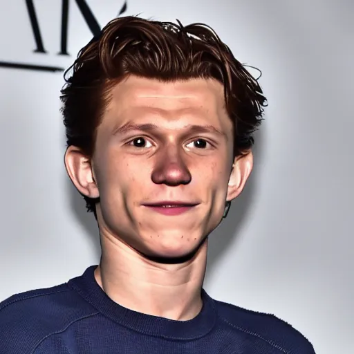 Image similar to tom holland as a willem dafoe