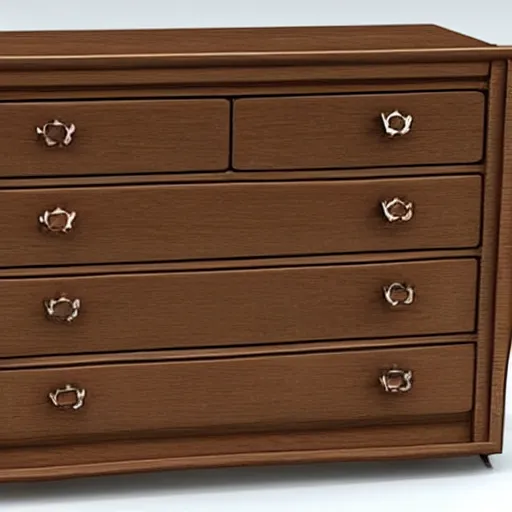 Prompt: cute dresser. 3 d. 8 k. 4 k. uhd. miniature digital asset. symmetrical.