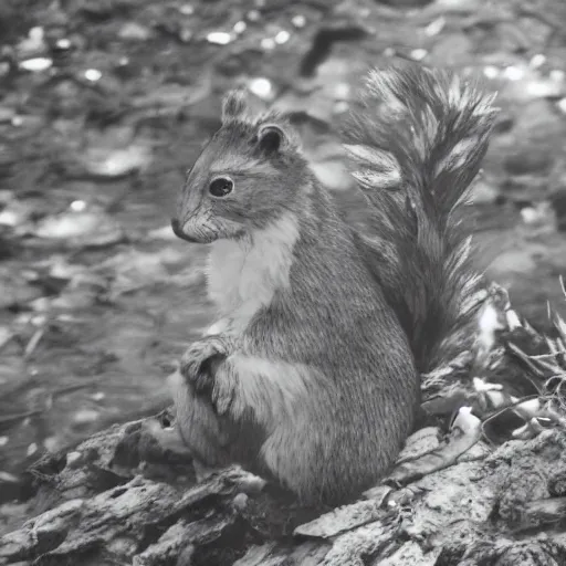 Image similar to mono chrome outline of a squirrel with a white background