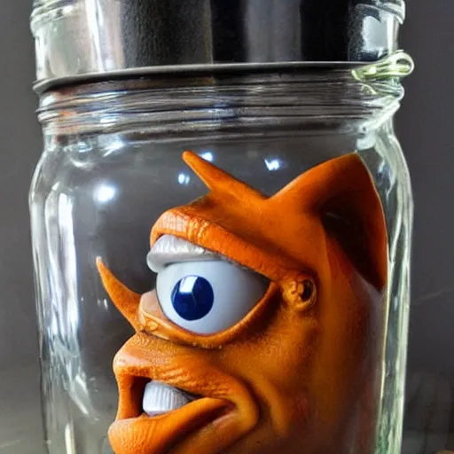 Image similar to Jar-jar in a jar