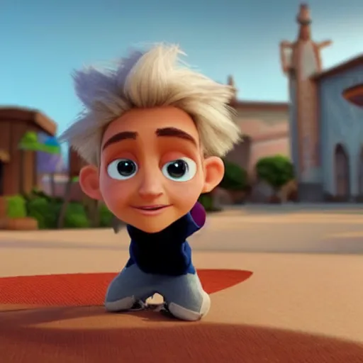 Image similar to still of xqc in a disney pixar movie, 3 d render, octane render