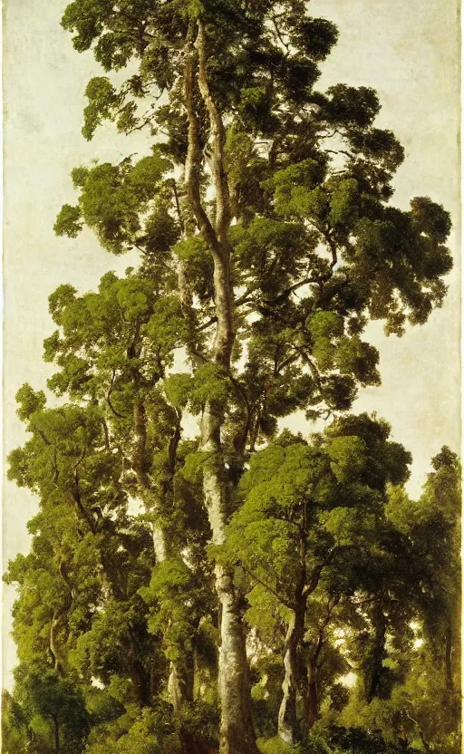 Image similar to atlas textures of trees, white background eugene von guerard, ivan shishkin, john singer sargent