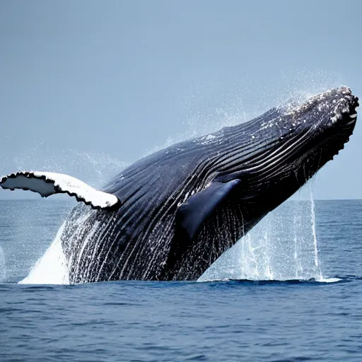 Prompt: whales are speaking on the phones and discussing about breakfast,