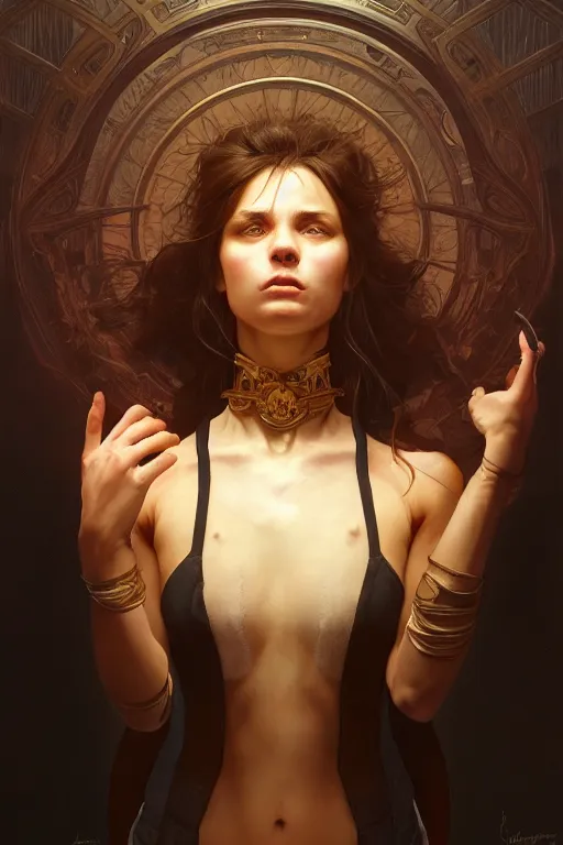 Image similar to man that really has to poop right now, realistic portrait, symmetrical, highly detailed, digital painting, artstation, concept art, smooth, sharp focus, illustration, cinematic lighting, art by artgerm and greg rutkowski and alphonse mucha