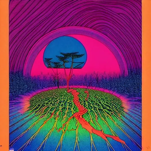 Prompt: ( ( ( ( ( forest on a mysterious planet ) ) ) ) ) by mœbius!!!!!!!!!!!!!!!!!!!!!!!!!!!, overditailed art, colorful, record jacket