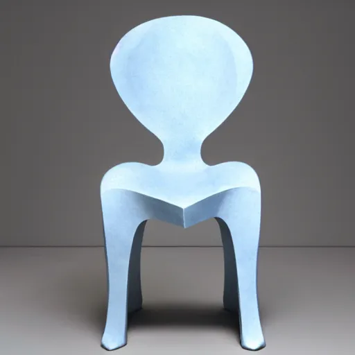 Prompt: a uterus shaped chair