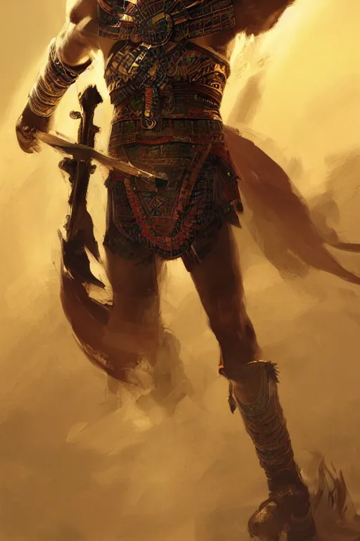 Image similar to egyptian warrior, portrait, fierce, intricate, elegant, volumetric lighting, digital painting, highly detailed, artstation, sharp focus, illustration, concept art, ruan jia, steve mccurry