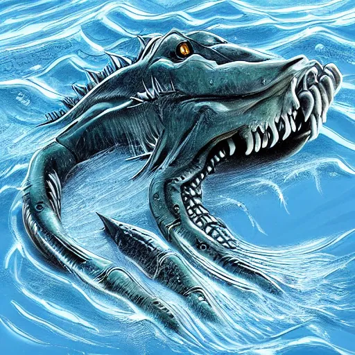 Prompt: “sea monster photorealistic”