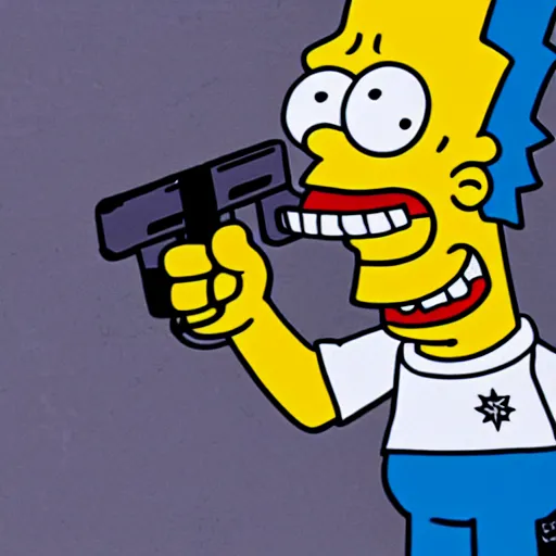 Prompt: bart simpson as a Call of Duty operator