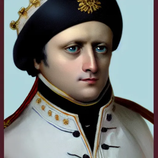 Image similar to Portrait of Napoleon in India, realistic, photo studio, HDR, 8k, trending on artstation