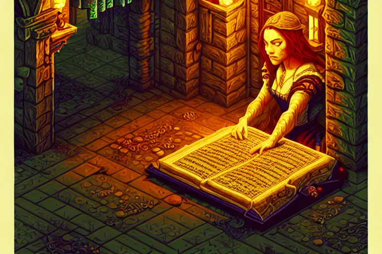 Image similar to the bard's tale, beautiful detailed pixelart by albertov, intricate details, beautiful, dithered gradients, volumetric lighting, cgsociety, artstation, smooth, sharp focus, 2 d illustration, amazing art by dan mumford