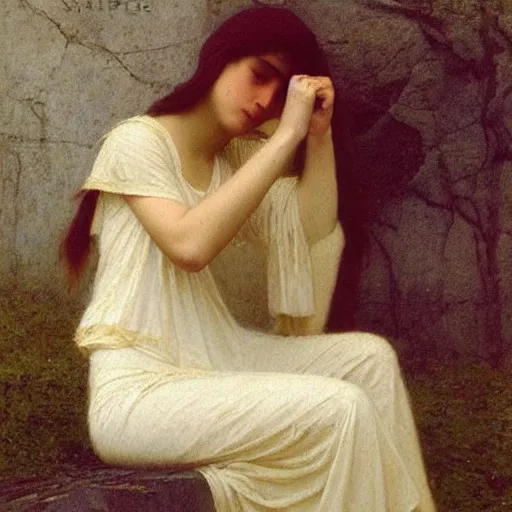 Image similar to the beauty of tranquillity by jules joseph lefebvre