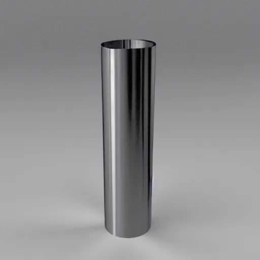 Image similar to cylindrical metal shaft, technical, volumetric lighting