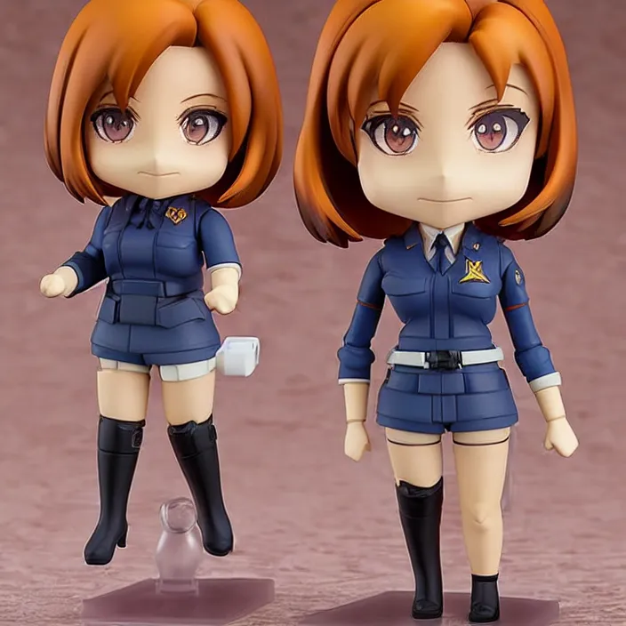 Prompt: Dana Scully, An anime Nendoroid of Dana Scully, figurine, detailed product photo