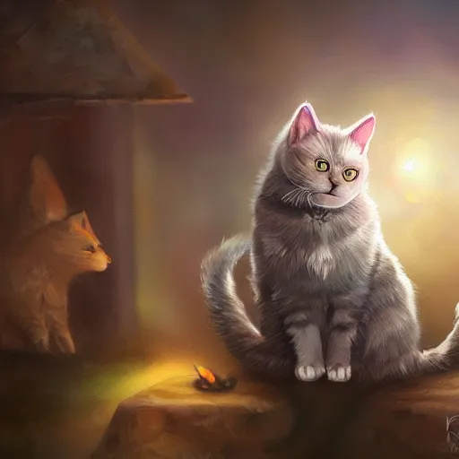 Image similar to cat theme logo, cat theme banner, cat design, art photography style, trending on artstation, warm light, lovely and cute, fantasy art, 8 k resolution