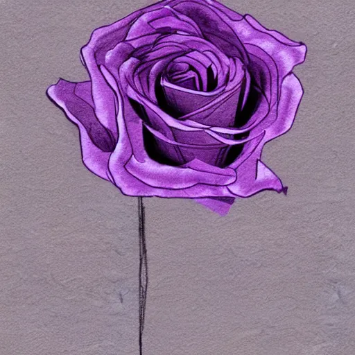 Prompt: texture material made of purple roses sketch, ink drawing, style of Herbert Bayer