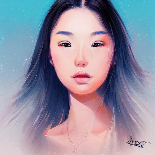 Image similar to portrait by rossdraws, digital art