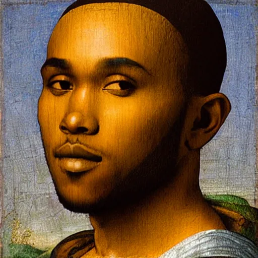 Prompt: frank ocean by leonardo da vinci