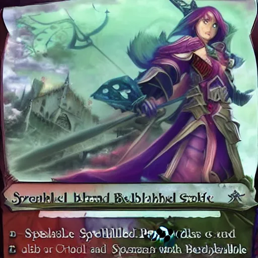 Image similar to spellblade