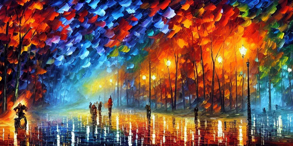 Prompt: ultimate communist victory, inspiring, fantasy art, art by leonid afremov