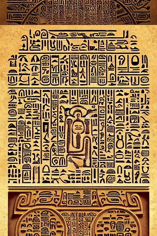 Image similar to hieroglyph system of 1 0 0 glyphs that looks like mayan and astec figures, intricate detailed environment, photorealistic!, intricate, elegant, highly detailed, digital painting, artstation, concept art, smooth, sharp focus, illustration, art by artgerm and greg rutkowski and alphonse mucha