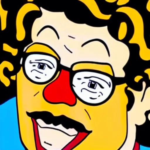 Image similar to Hank Hill as Ronald McDonald