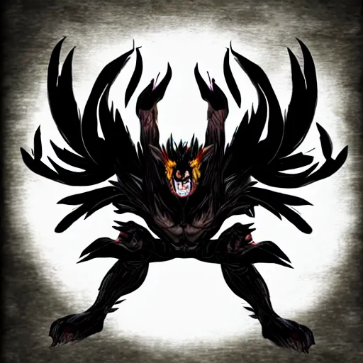 Image similar to lycanrock midnight form