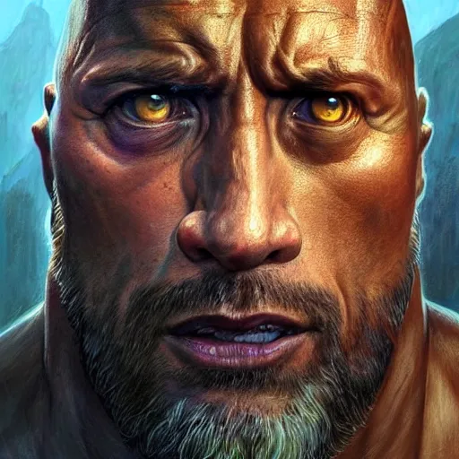 Image similar to dwayne johnson as berserker old half shark half man with a large scar across his eye | cinematic lighting | award - winning | closeup portrait | by donato giancola and mandy jurgens and charlie bowater | featured on artstation | pencil sketch